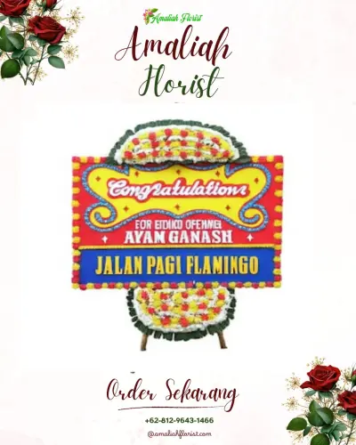 Bunga Papan Congratulation di Tegalpanggung